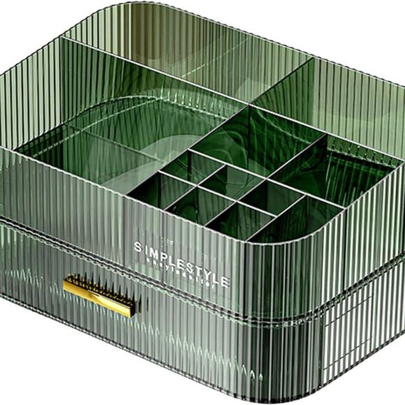 Simple Makeup Organizer With Stackable Drawers - Picture 2 of 3